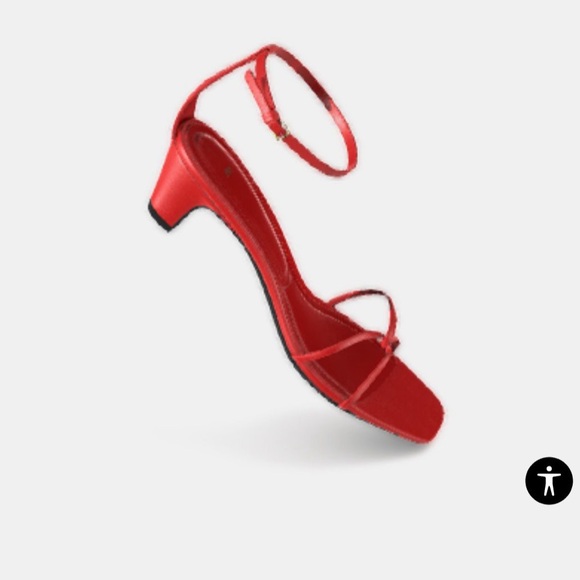 Zara low heel strap sandals - Picture 3 of 4